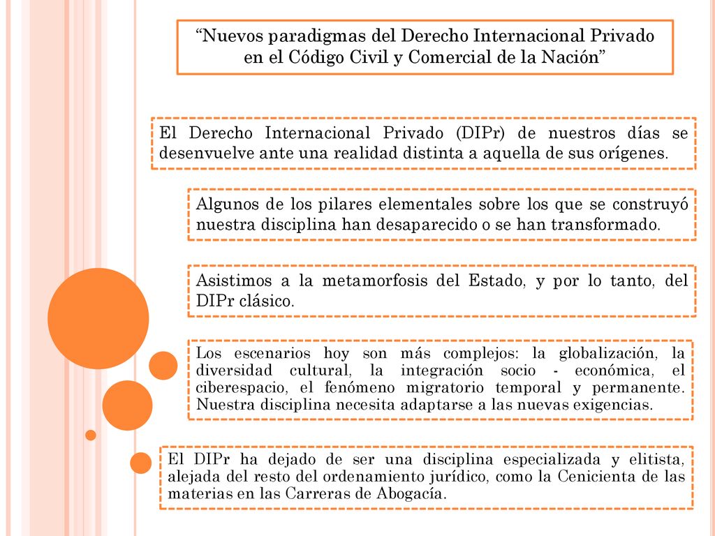 Nuevos paradigmas del Derecho Internacional Privado en el Código Civil y Comercial de la Nación