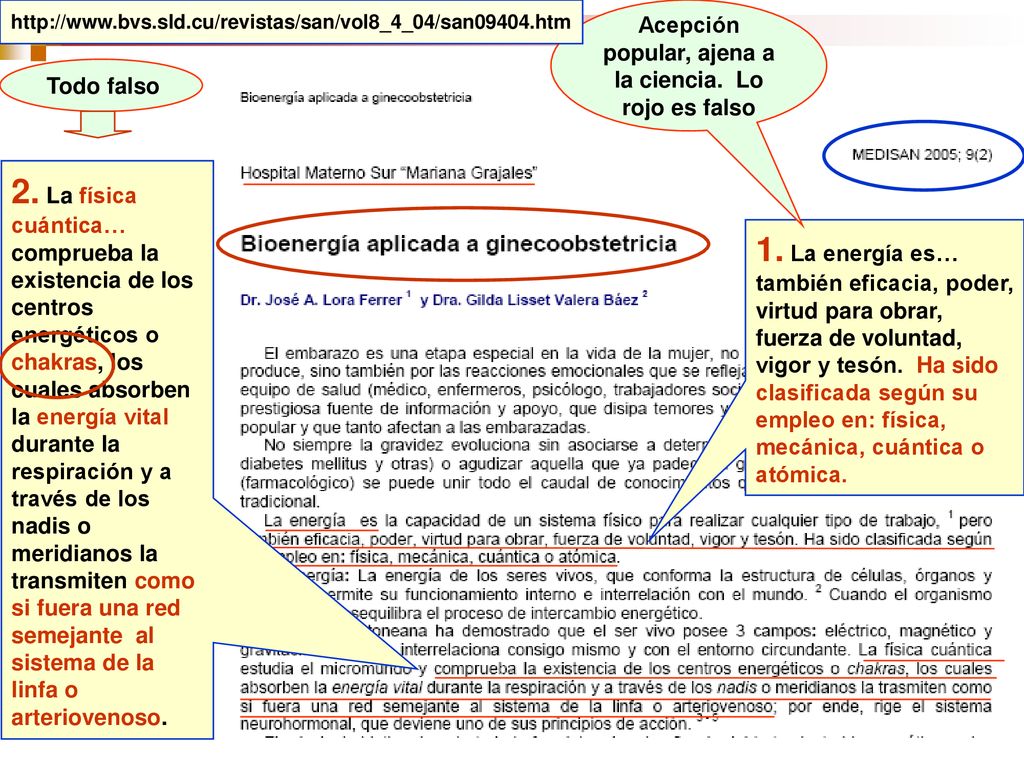 Acepción popular, ajena a la ciencia. Lo rojo es falso