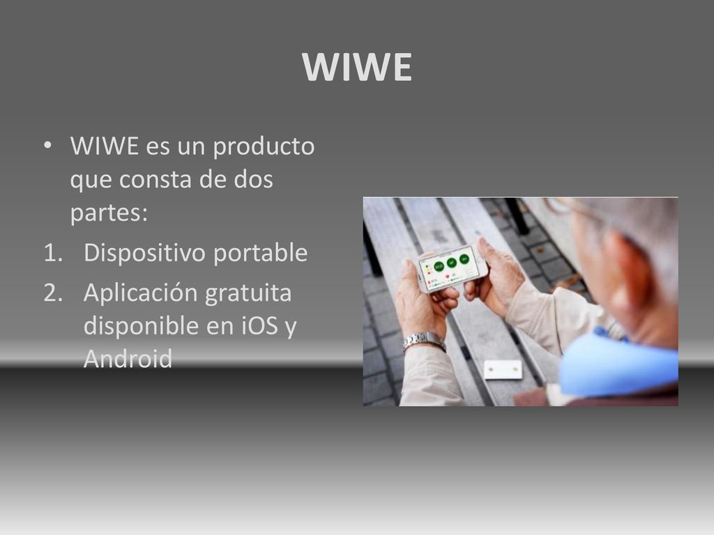 WIWE WIWE es un producto que consta de dos partes: