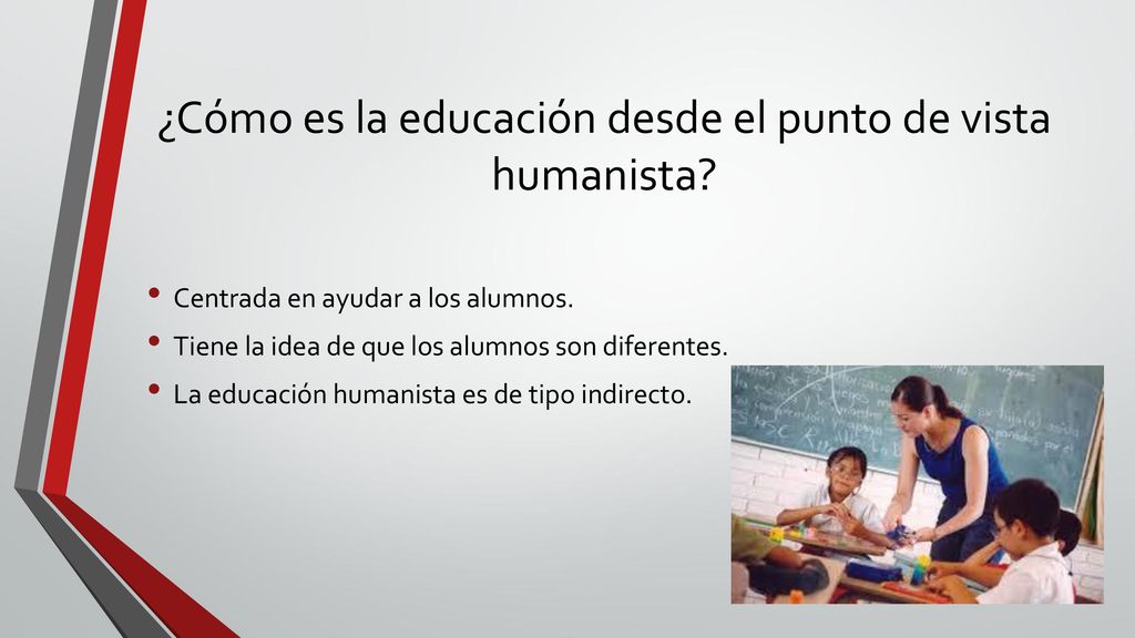 ¿Cómo es la educación desde el punto de vista humanista