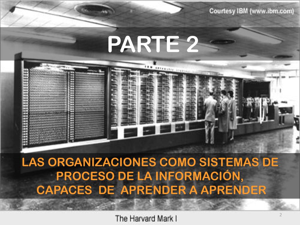 PARTE 2 LAS ORGANIZACIONES COMO SISTEMAS DE PROCESO DE LA INFORMACIÓN,