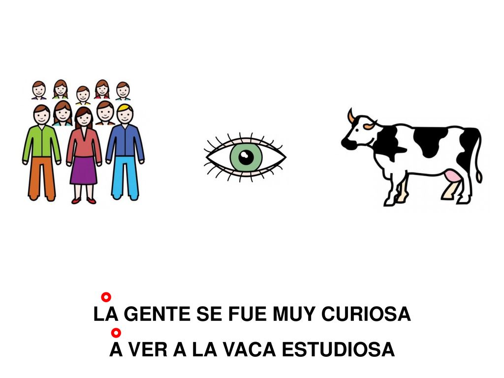 LA GENTE SE FUE MUY CURIOSA A VER A LA VACA ESTUDIOSA