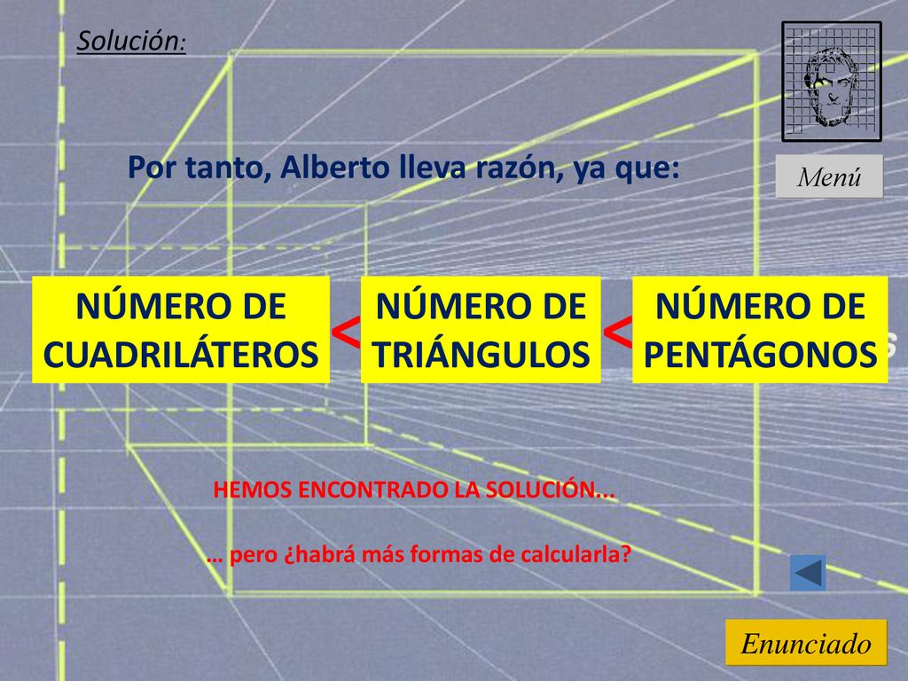 < < NÚMERO DE CUADRILÁTEROS NÚMERO DE TRIÁNGULOS NÚMERO DE