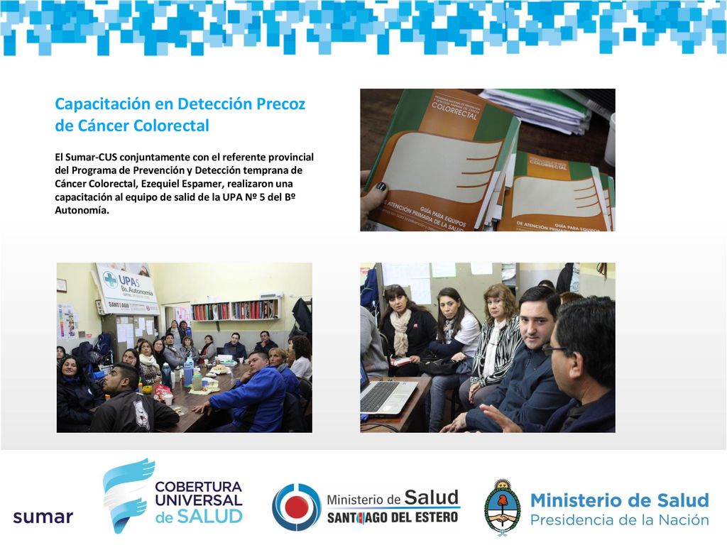 Capacitación en Detección Precoz de Cáncer Colorectal
