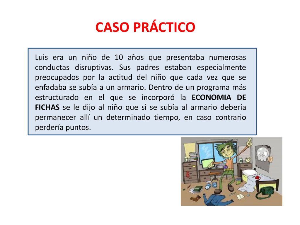 Luis era un niño de 10 años que presentaba numerosas conductas disruptivas.