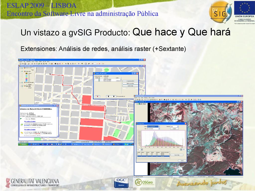 Un vistazo a gvSIG Producto: Que hace y Que hará