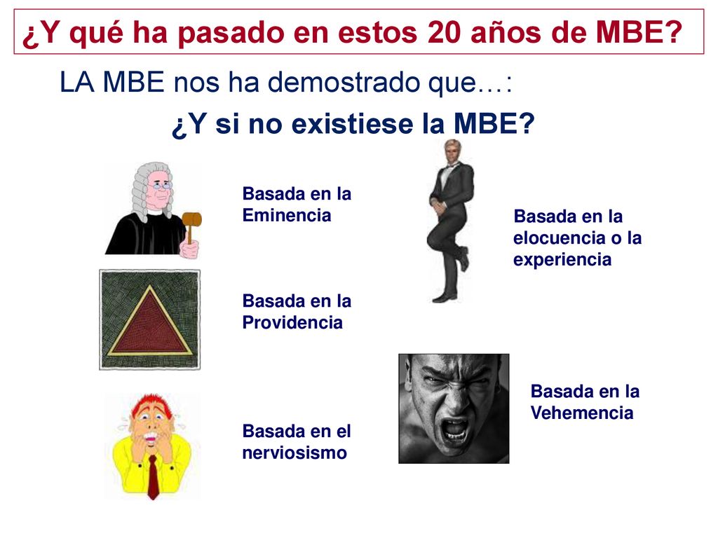 ¿Y qué ha pasado en estos 20 años de MBE