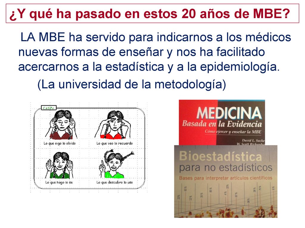 ¿Y qué ha pasado en estos 20 años de MBE