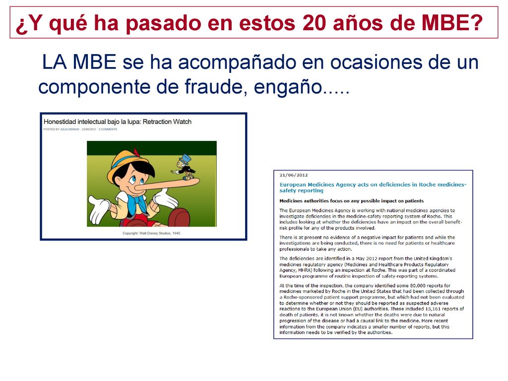 ¿Y qué ha pasado en estos 20 años de MBE