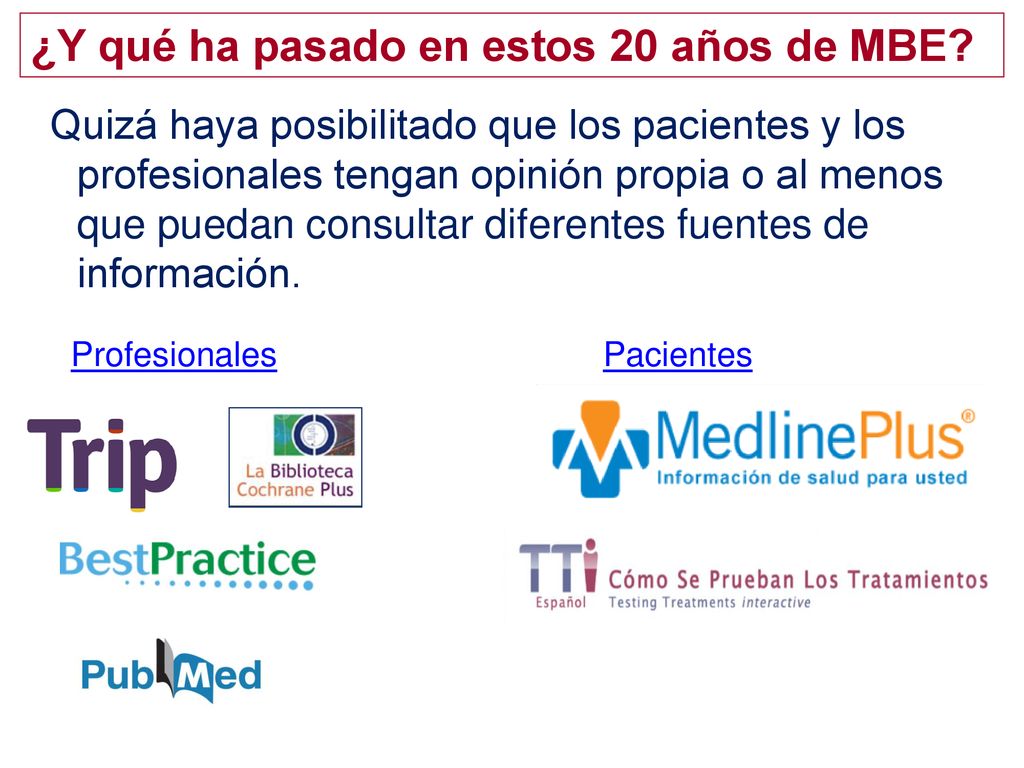 ¿Y qué ha pasado en estos 20 años de MBE