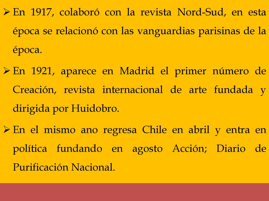 En 1917, colaboró con la revista Nord-Sud, en esta época se relacionó con las vanguardias parisinas de la época.