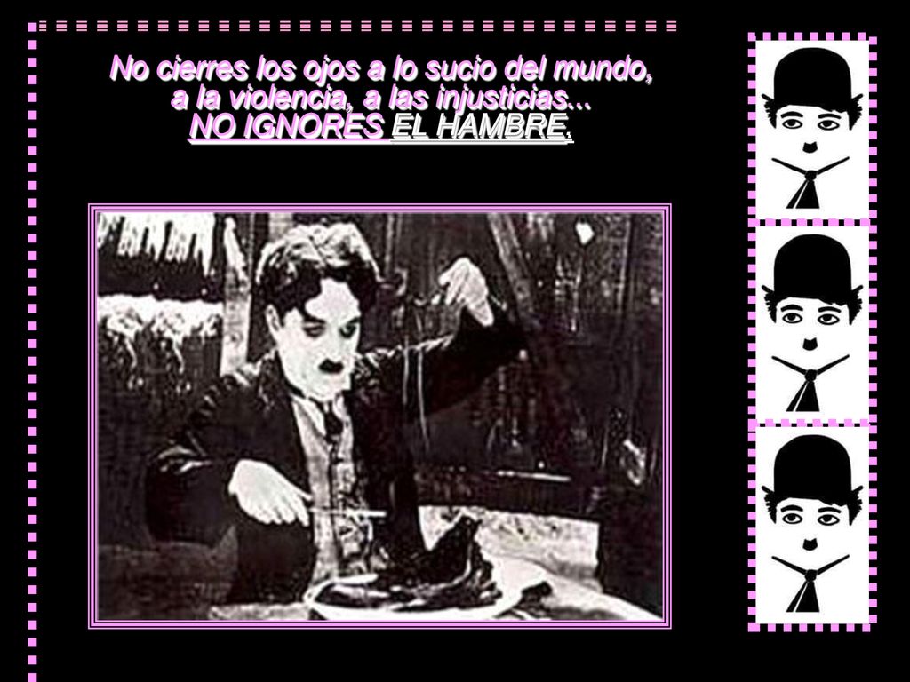 No cierres los ojos a lo sucio del mundo, a la violencia, a las injusticias...