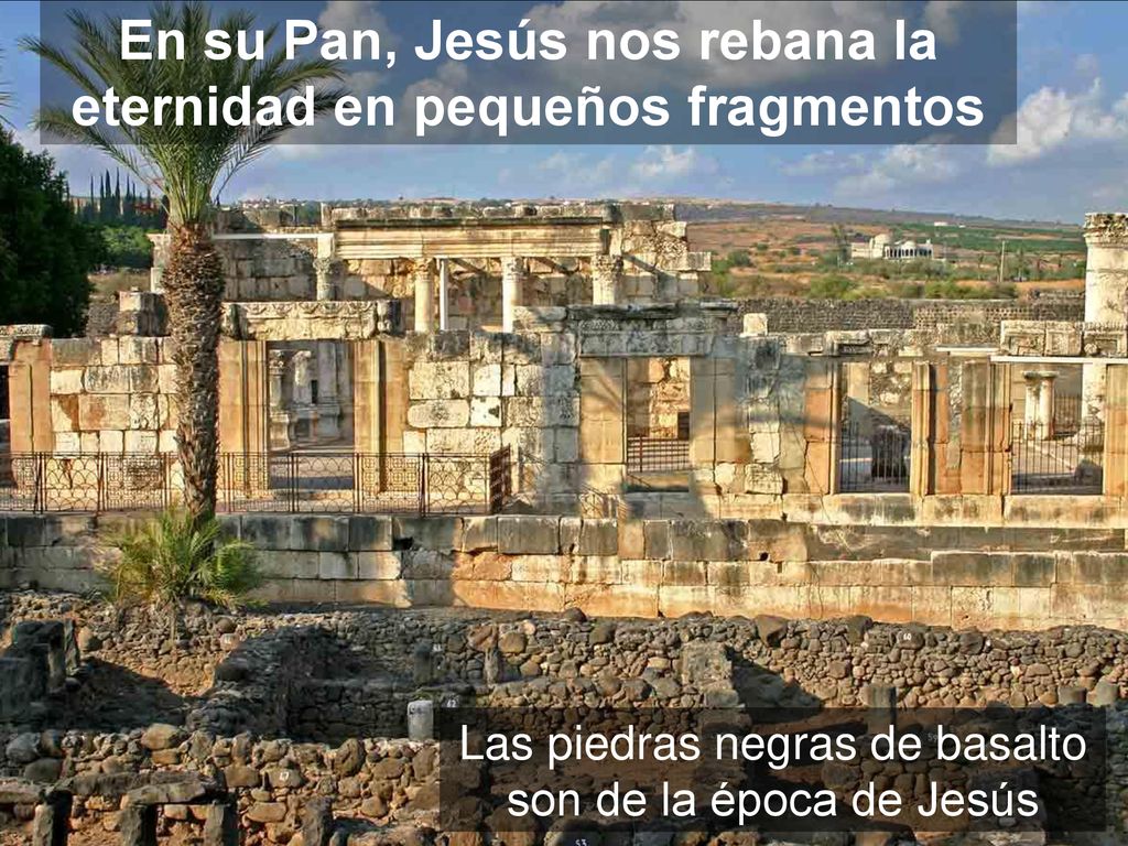En su Pan, Jesús nos rebana la eternidad en pequeños fragmentos