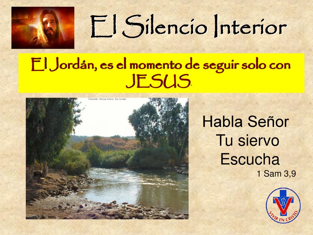 El Jordán, es el momento de seguir solo con JESUS.