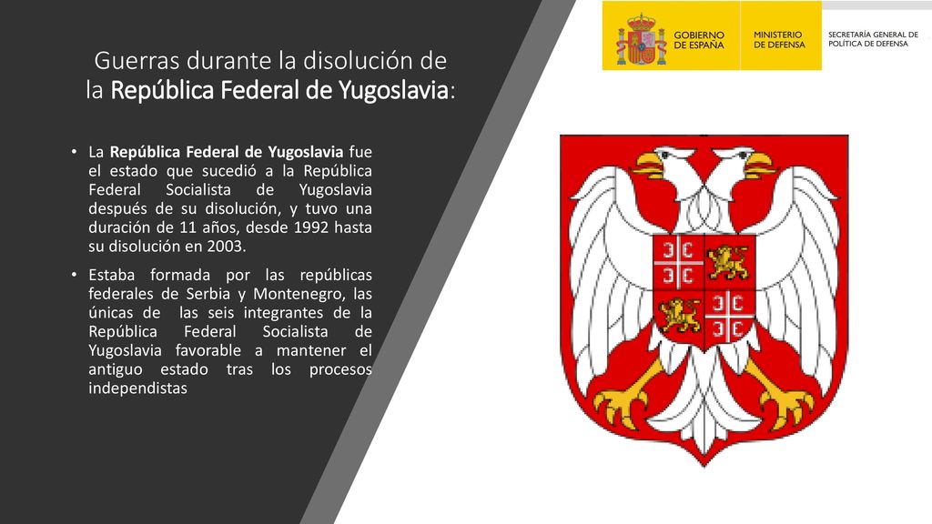 Guerras durante la disolución de la República Federal de Yugoslavia: