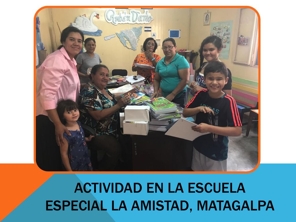 aCTIVIDAD EN LA ESCUELA ESPECIAL LA AMISTAD, mATAGALPA