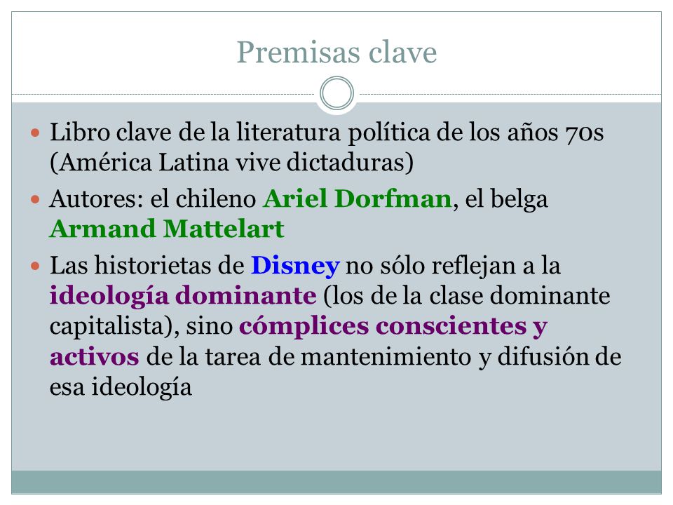 Premisas clave Libro clave de la literatura política de los años 70s (América Latina vive dictaduras)