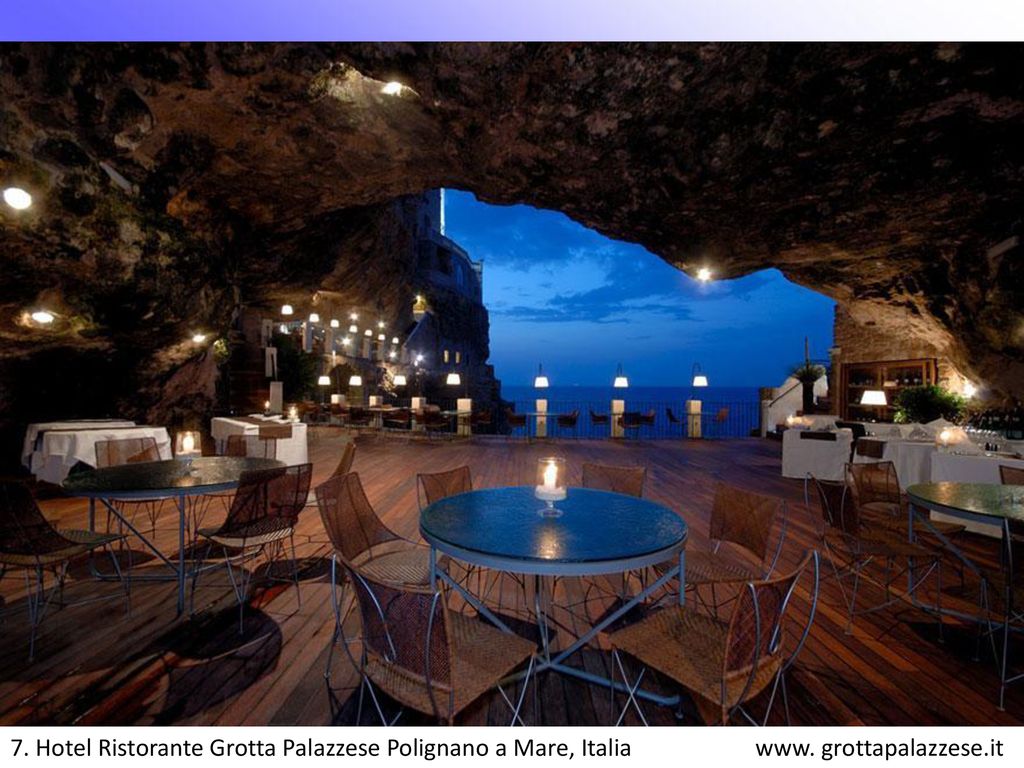 7. Hotel Ristorante Grotta Palazzese Polignano a Mare, Italia www