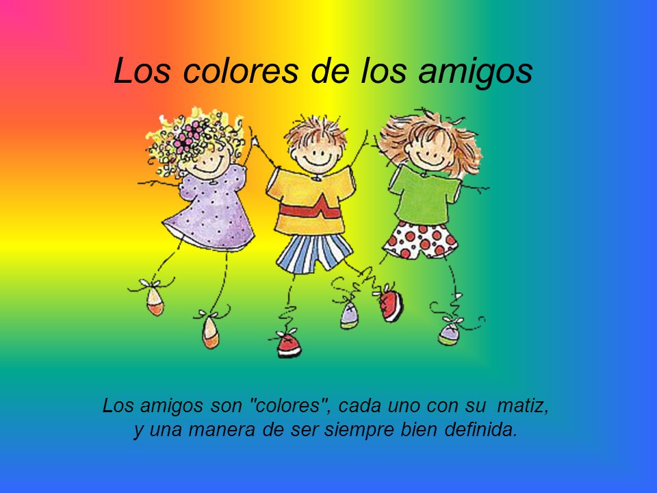 Los colores de los amigos