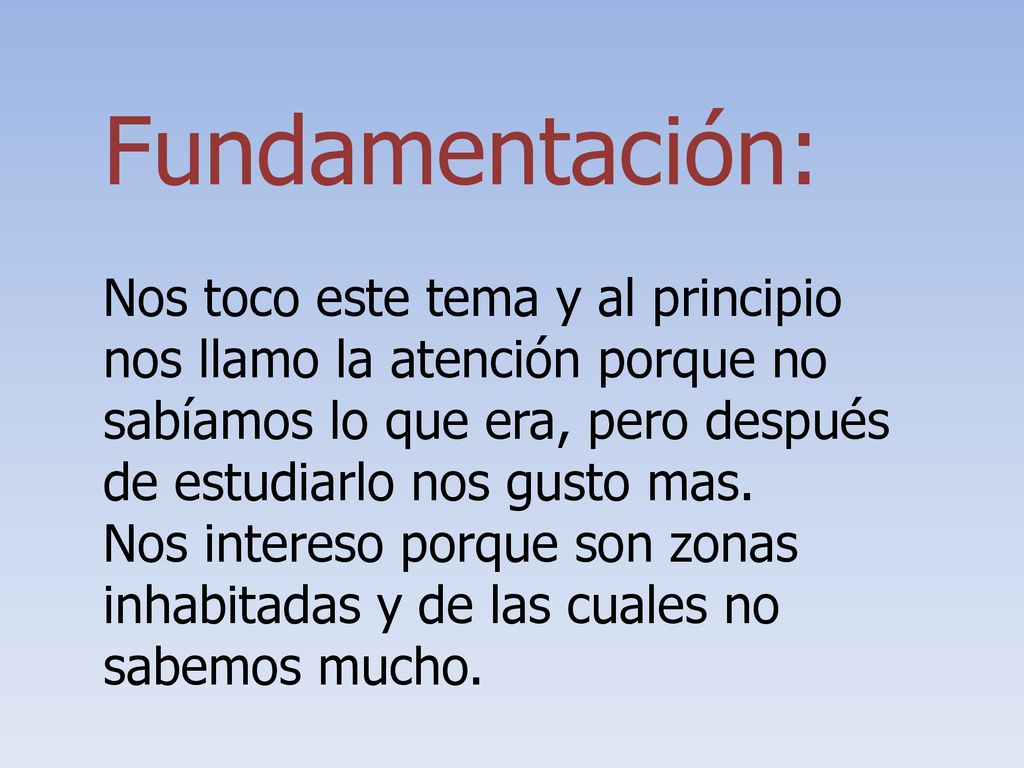 Fundamentación: Nos toco este tema y al principio nos llamo la atención porque no sabíamos lo que era, pero después de estudiarlo nos gusto mas.