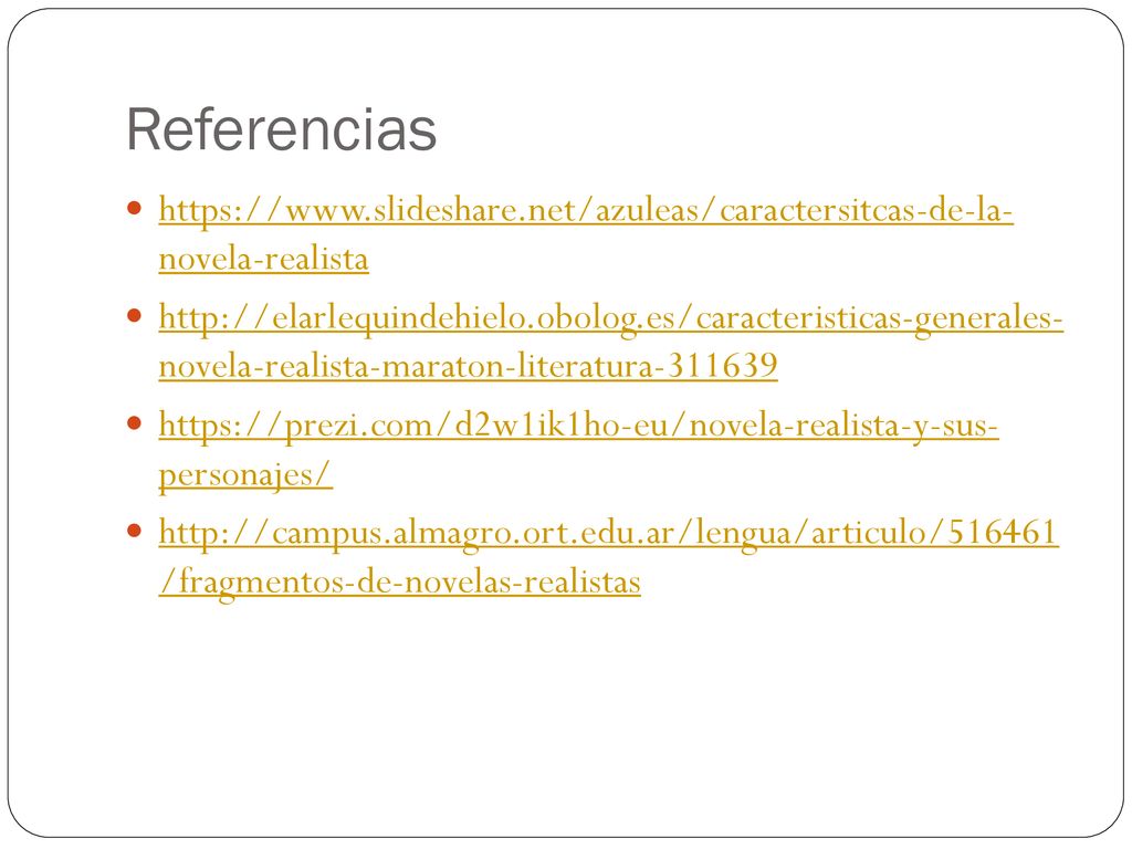 Referencias   novela-realista.