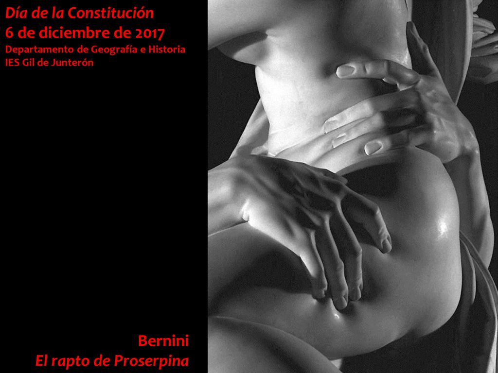 Día de la Constitución 6 de diciembre de 2017 Bernini