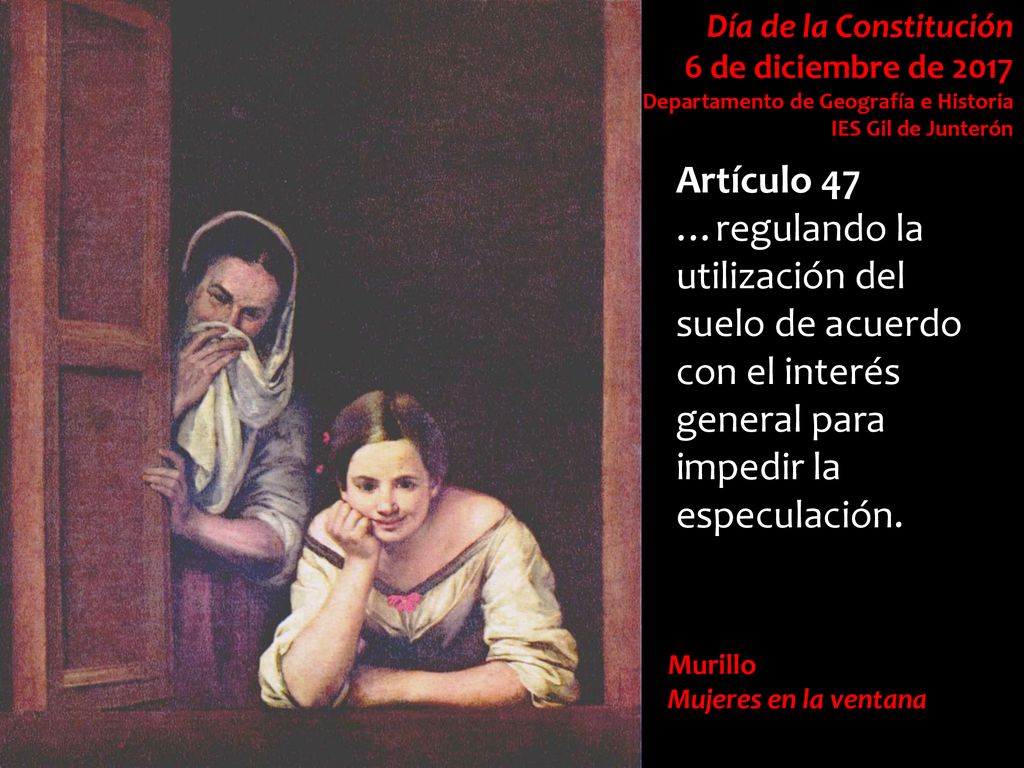 Día de la Constitución 6 de diciembre de Departamento de Geografía e Historia. IES Gil de Junterón.