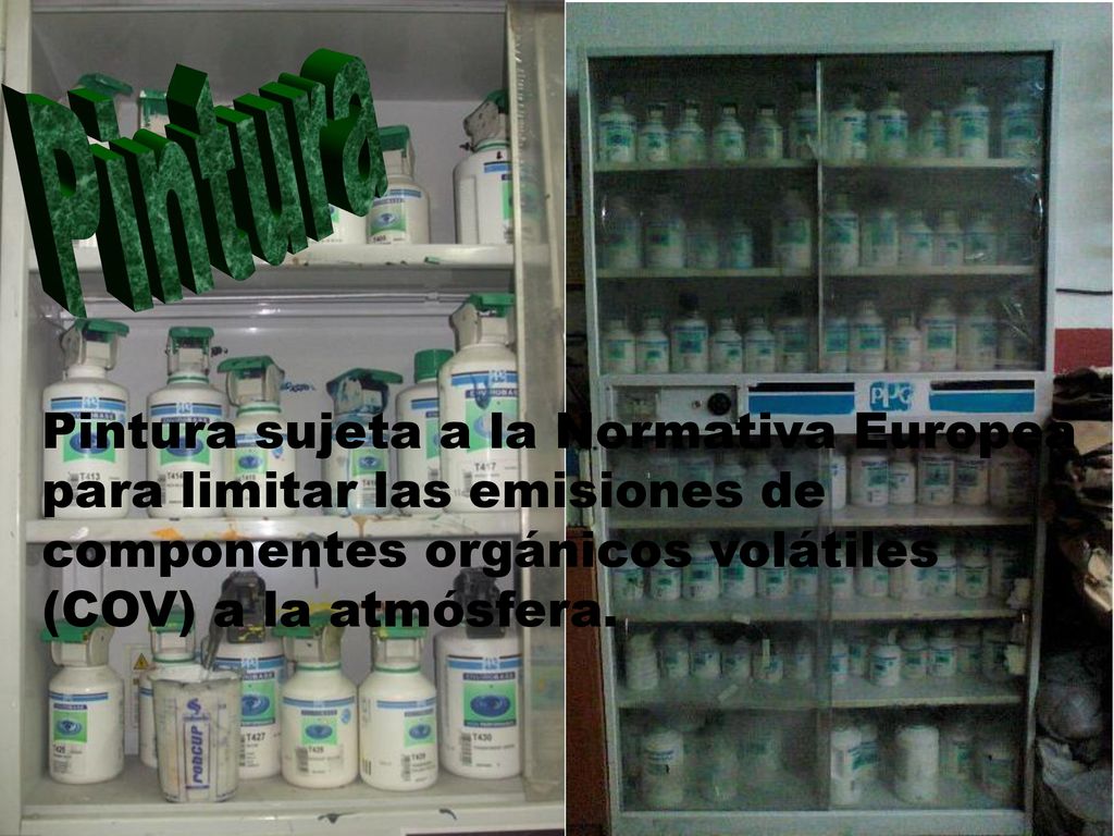 Pintura Pintura sujeta a la Normativa Europea para limitar las emisiones de componentes orgánicos volátiles (COV) a la atmósfera.