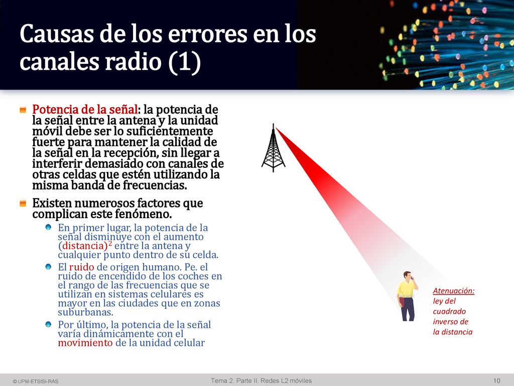 Causas de los errores en los canales radio (1)