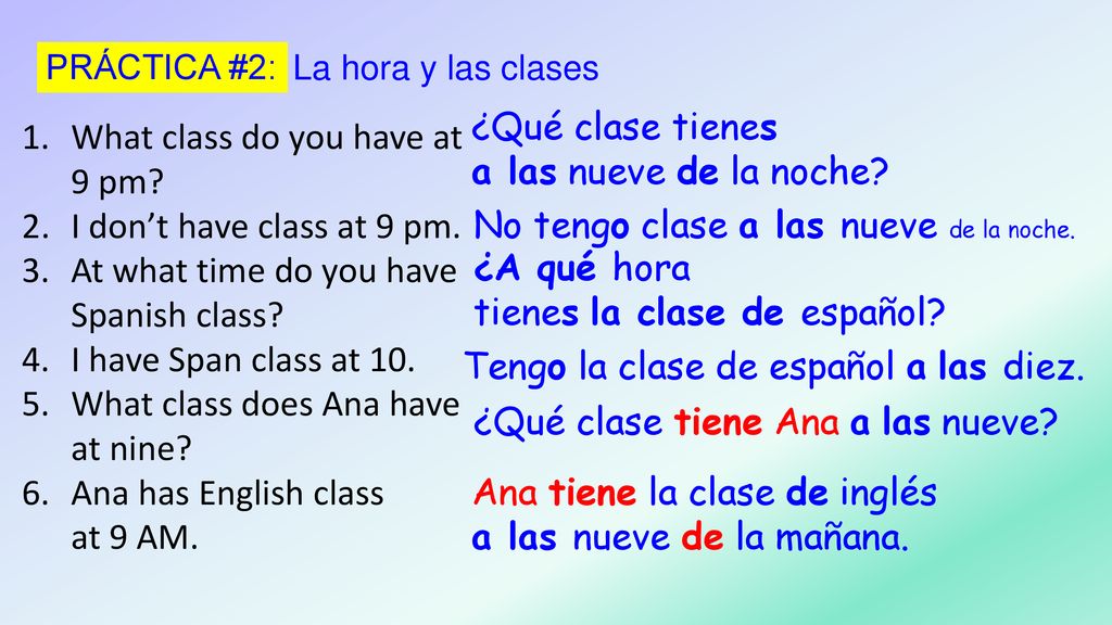 What class do you have at 9 pm I don’t have class at 9 pm.