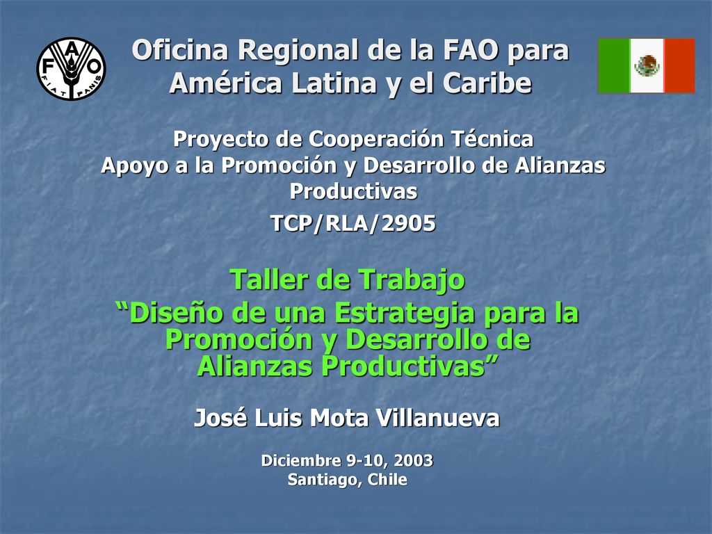 Oficina Regional de la FAO para América Latina y el Caribe