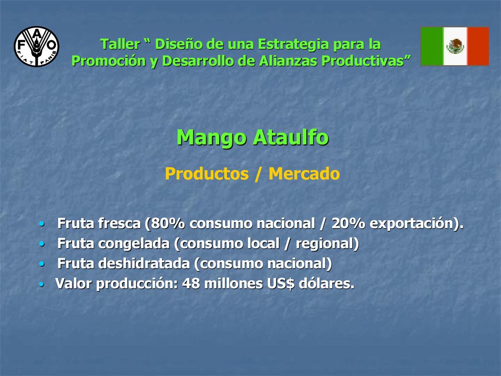 Mango Ataulfo Productos / Mercado