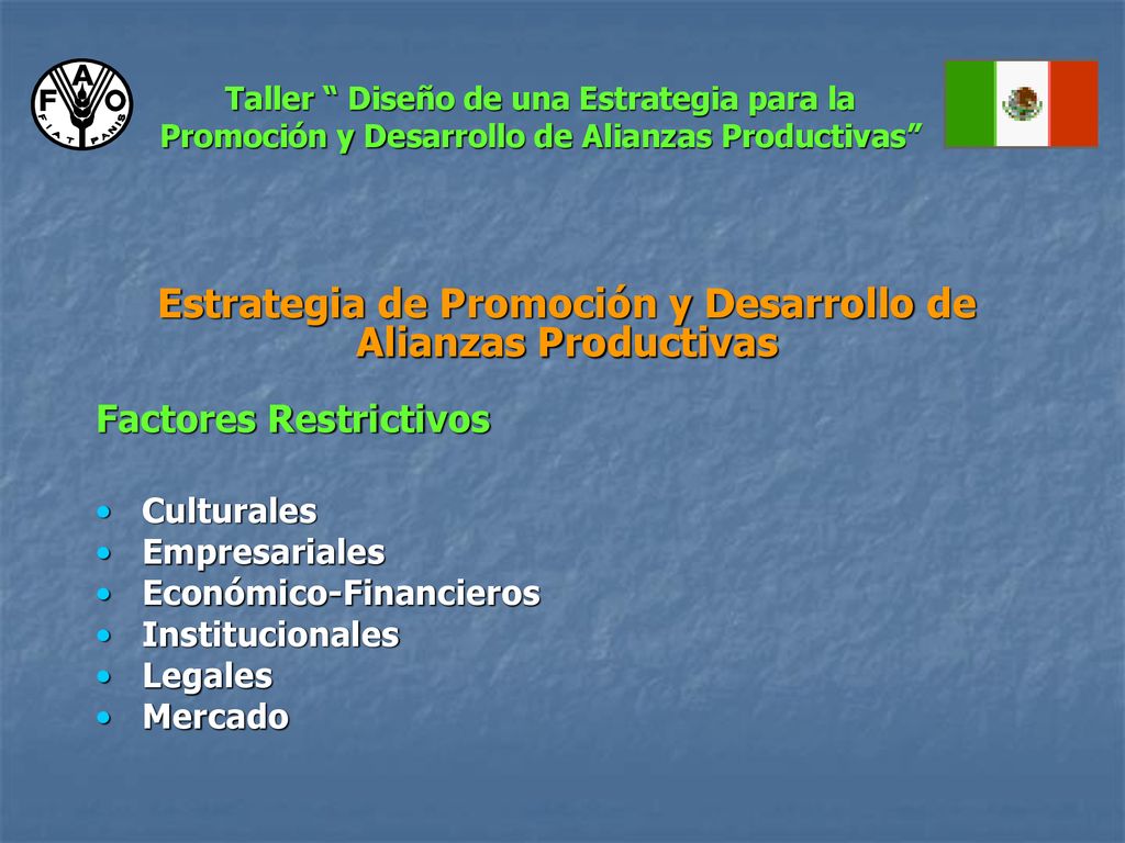 Estrategia de Promoción y Desarrollo de Alianzas Productivas