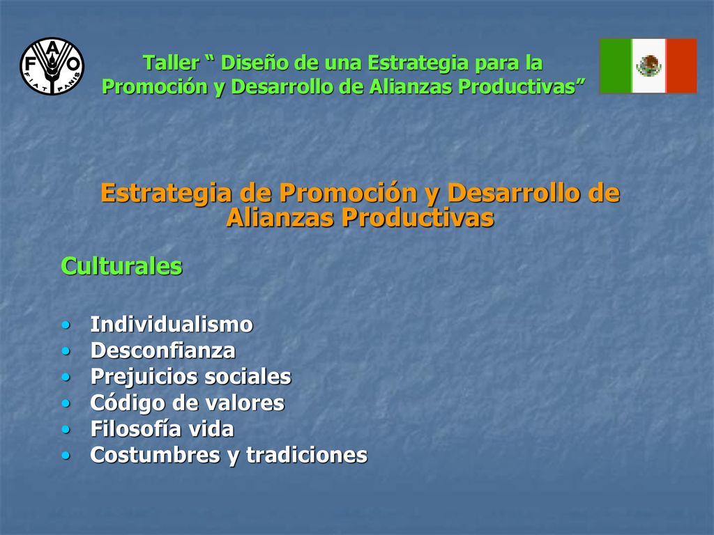 Estrategia de Promoción y Desarrollo de Alianzas Productivas