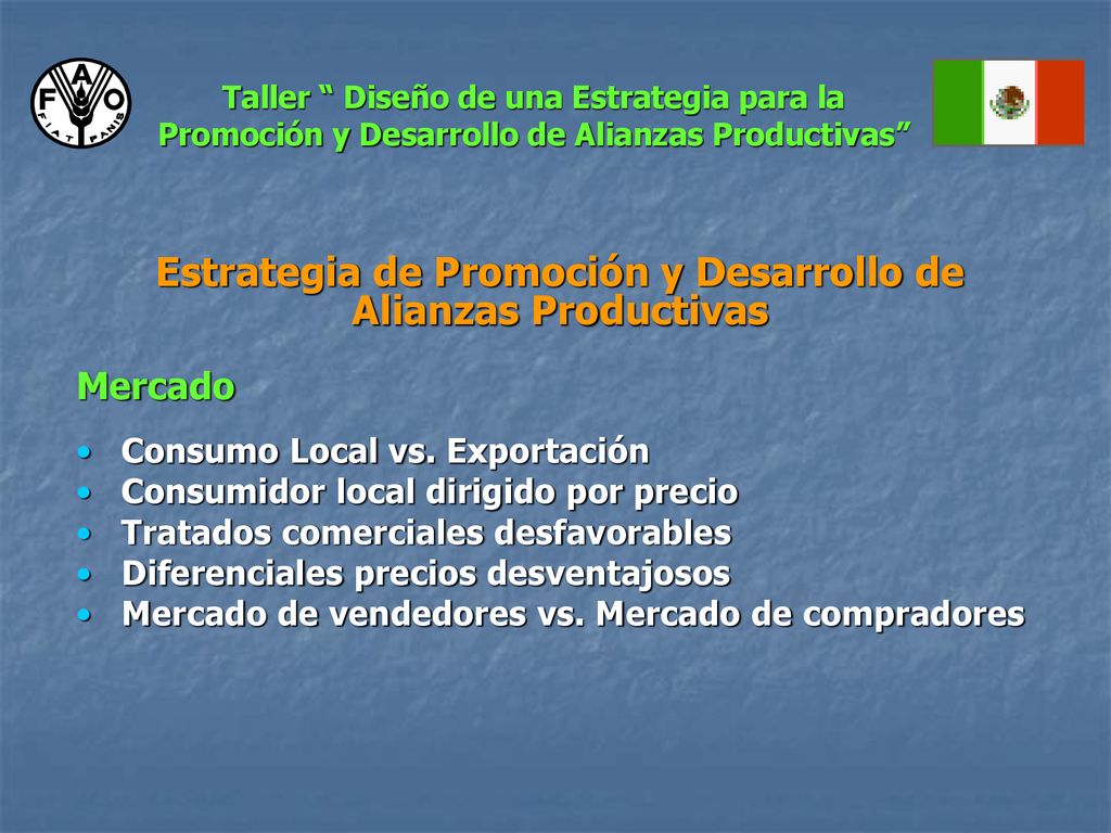 Estrategia de Promoción y Desarrollo de Alianzas Productivas