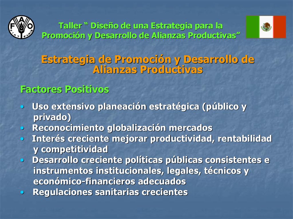 Estrategia de Promoción y Desarrollo de Alianzas Productivas