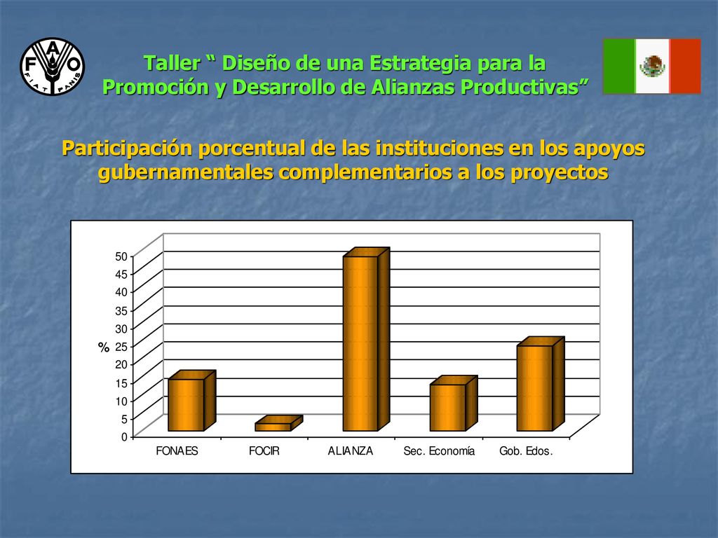 Taller Diseño de una Estrategia para la Promoción y Desarrollo de Alianzas Productivas