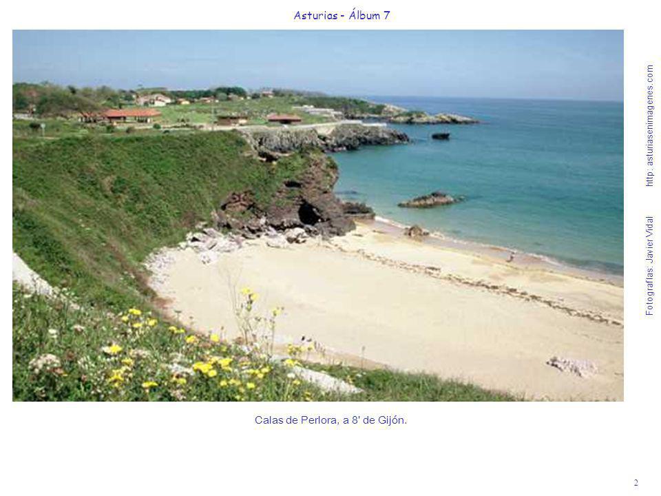 Calas de Perlora, a 8 de Gijón.