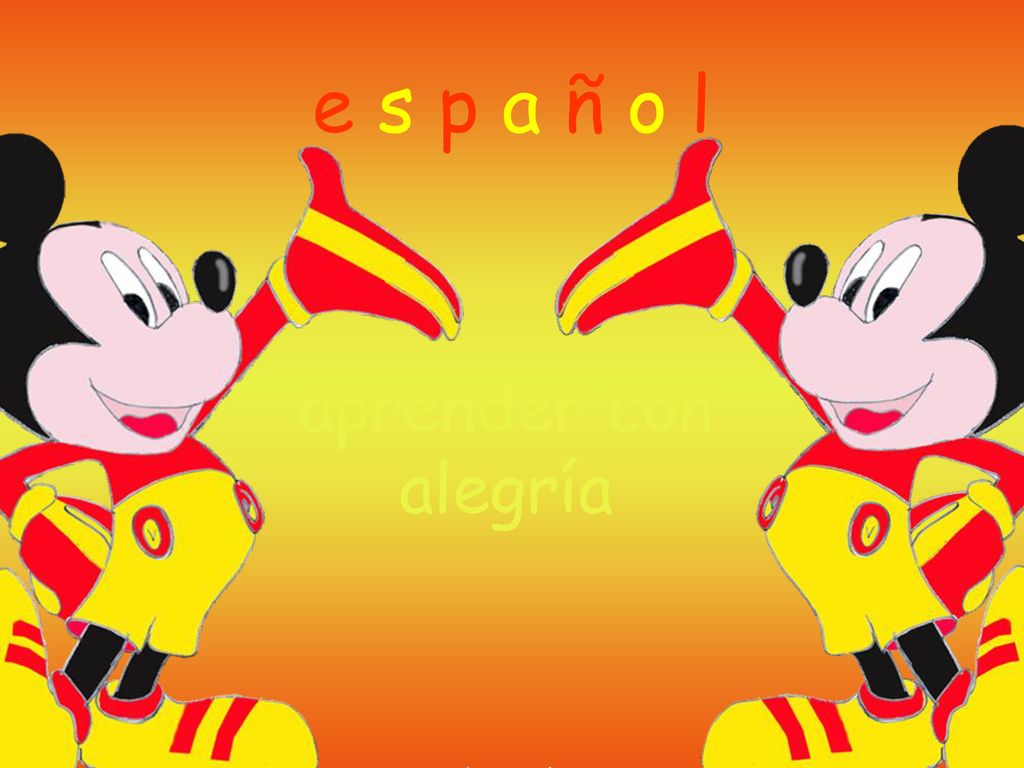 e s p a ñ o l aprender con alegría