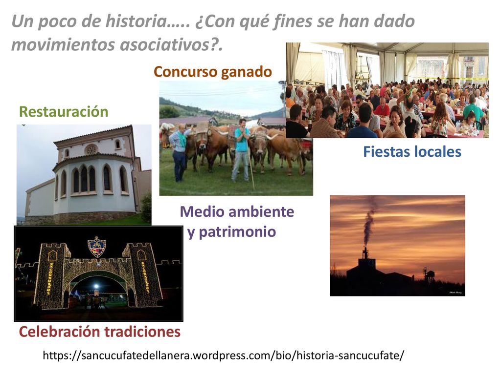 Un poco de historia….. ¿Con qué fines se han dado movimientos asociativos .