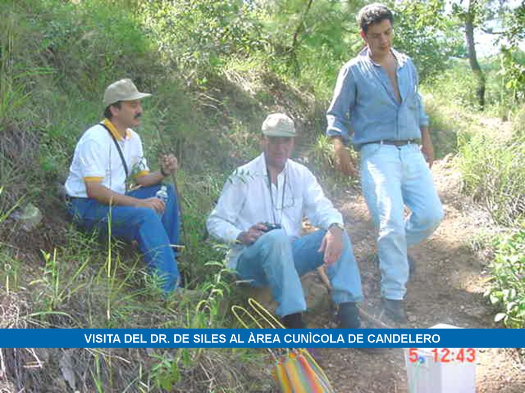 VISITA DEL DR. DE SILES AL ÀREA CUNÌCOLA DE CANDELERO
