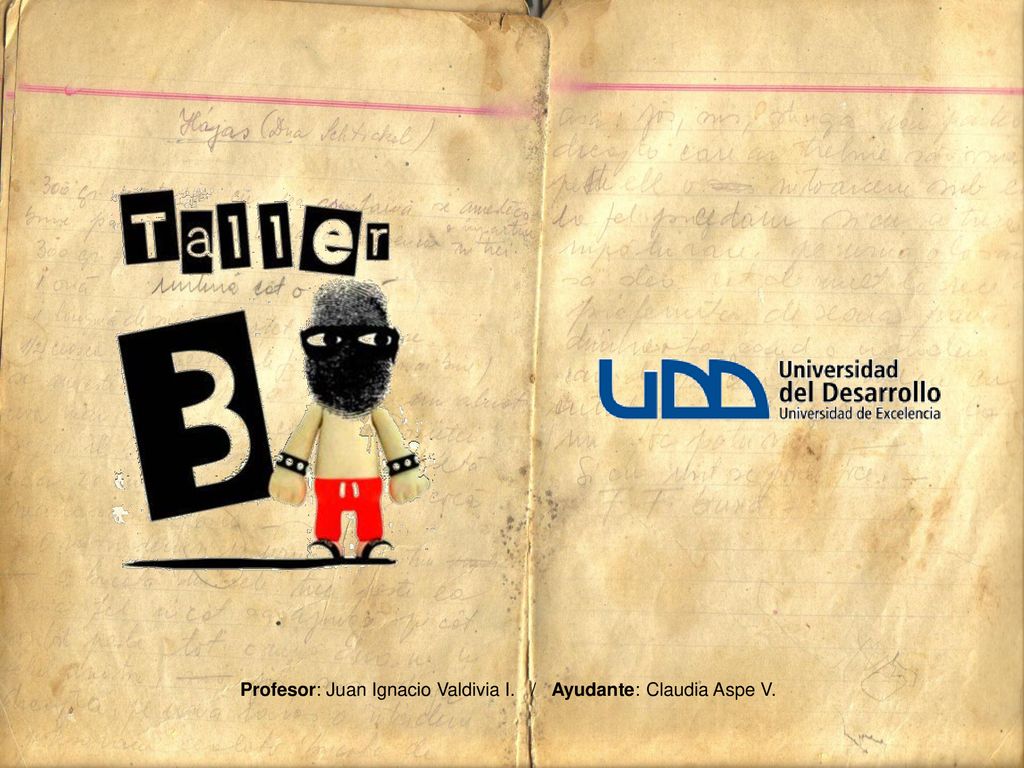 Profesor: Juan Ignacio Valdivia I. / Ayudante: Claudia Aspe V.