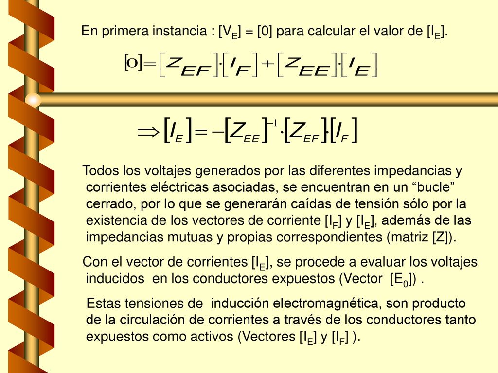 En primera instancia : [VE] = [0] para calcular el valor de [IE].