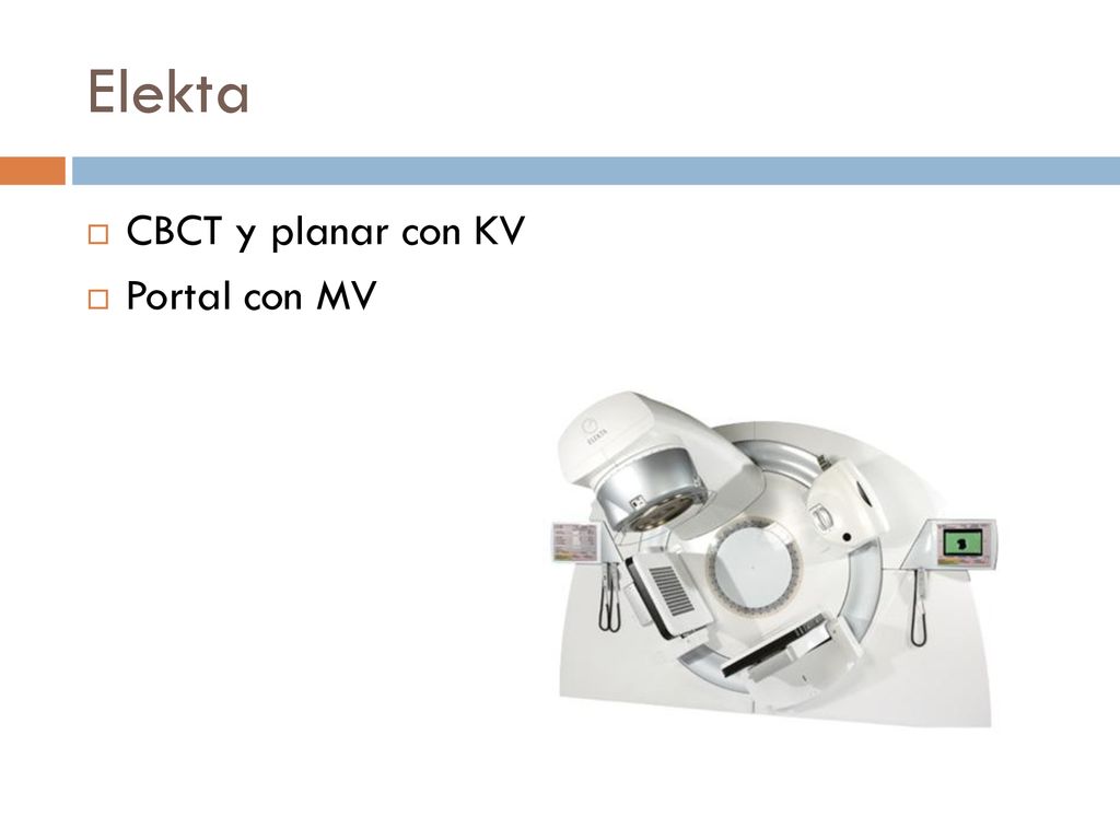 Elekta CBCT y planar con KV Portal con MV
