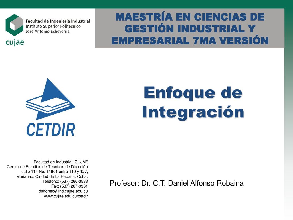 MAESTRÍA EN CIENCIAS DE GESTIÓN INDUSTRIAL Y EMPRESARIAL 7MA VERSIÓN
