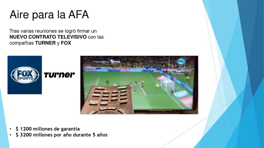 Aire para la AFA Tras varias reuniones se logró firmar un NUEVO CONTRATO TELEVISIVO con las compañías TURNER y FOX.