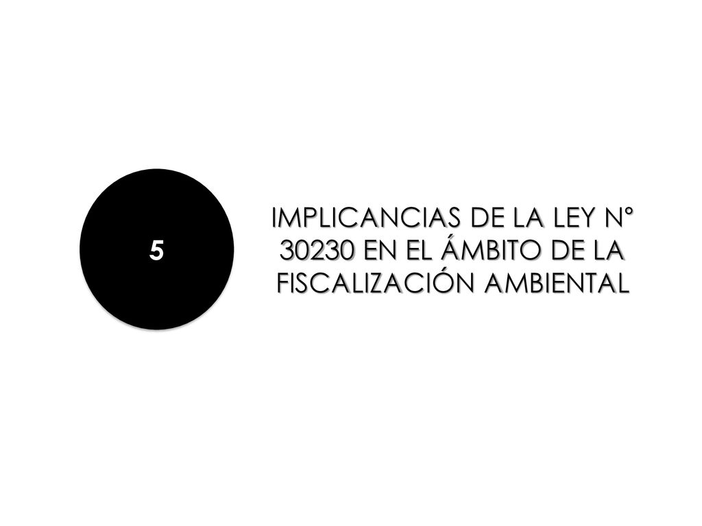 IMPLICANCIAS DE LA LEY N° EN EL ÁMBITO DE LA FISCALIZACIÓN AMBIENTAL