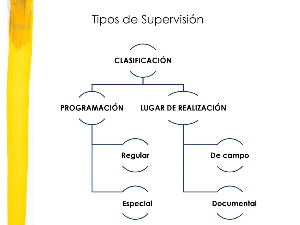 Tipos de Supervisión CLASIFICACIÓN PROGRAMACIÓN Regular