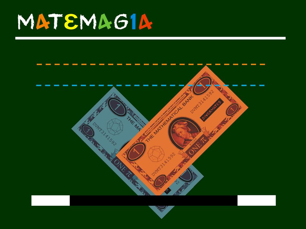 Se colocan en forma de V, con la esquina del billete naranja más arriba que la del billete azul.