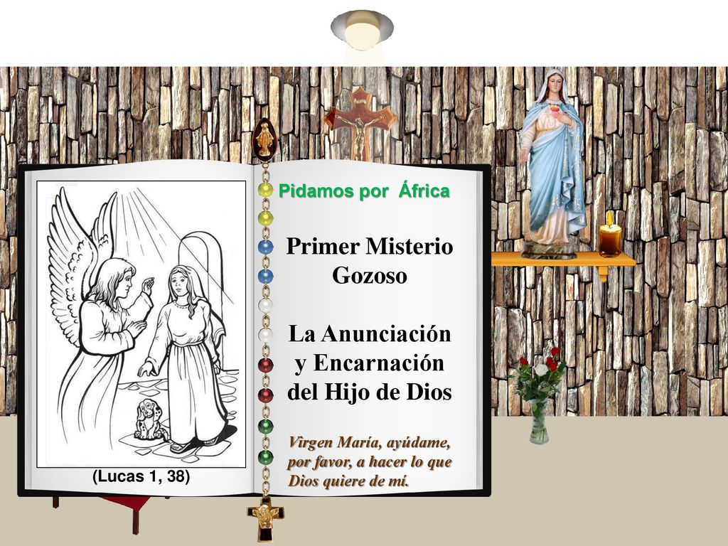 Primer Misterio Gozoso La Anunciación y Encarnación del Hijo de Dios